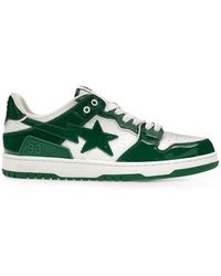 A Bathing Ape - Sk8 Sta Monogram Sneakers - Lyst
