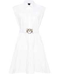 Pinko - Dress With Belt - Lyst