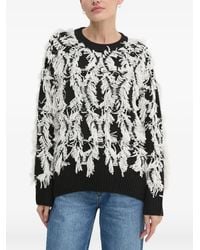 Ouí - Fringed Sweater - Lyst