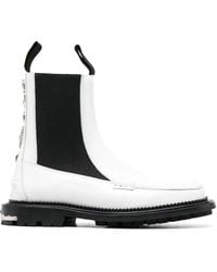 Toga - Stud-Embellished Leather Ankle Boots - Lyst