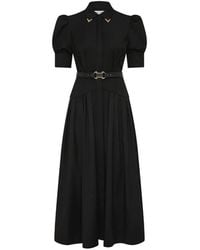 Rebecca Vallance - Zendaya Belted Midi Dress - Lyst