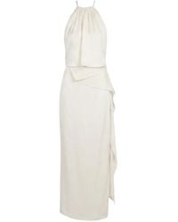 Baobab - Lorena Maxi Ruffled Satin Skirt - Lyst