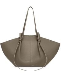 Yuzefi - Grand Sac Porté Épaule Mochi En Cuir À Fini Grainé - Lyst