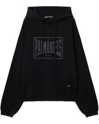 Palm Angels - Box Logo Loose Hoodie - Lyst