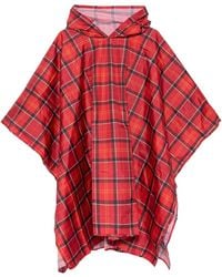 Barbour - Tartan Hooded Poncho - Lyst
