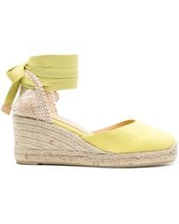 Castañer - Espadrilles Carina Con Zeppa 70Mm - Lyst