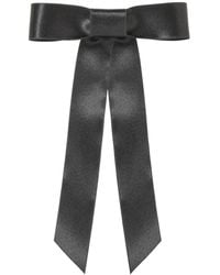 Jennifer Behr - Sasha Silk Bow Barrette - Lyst