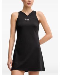 EA7 - Set Con Shorts E Scollo A V - Lyst