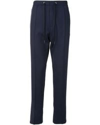 KENZO - Piped-Trim Drawstring Waist Trousers - Lyst