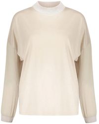 Herno - Top Met Ronde Hals - Lyst