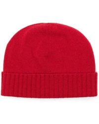 Malo - Ribbed-Trim Knitted Beanie Hat - Lyst