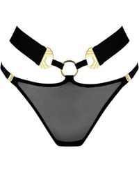 Bordelle - Melusina Ring Detail Open Back Brief - Lyst