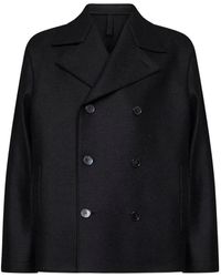 Harris Wharf London - Double-Breasted Virgin Wool Jacket - Lyst