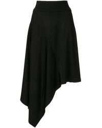 Calvin Klein Gonna a pannelli asimmetrici - Nero