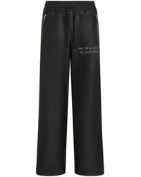KARL LAGERFELD - X Pietro Terzini Slogan-Print Track Pants - Lyst