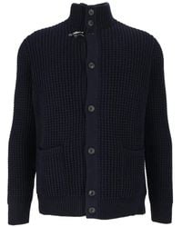 Fay - Waffle-Knit Jacket - Lyst