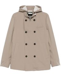Montecore - Chaqueta Con Capucha Y Doble Botonadura - Lyst