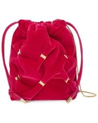 Ferragamo - Mini Varini Drawstring Bucket Bag - Lyst
