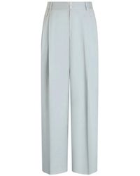Dolce & Gabbana - Shantung Pantalon En Viscose - Lyst