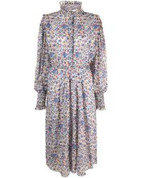 Isabel Marant - Kleid mit Blumen-Print - Lyst