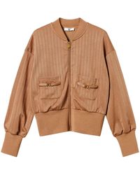 Twinset - Jacquard Bomber Jacket - Lyst