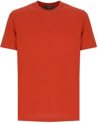 Zanone - Crew-Neck Short-Sleeve T-Shirt - Lyst