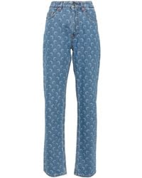 Marine Serre - Moon Laser Ruimvallende Jeans - Lyst