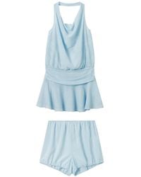 B+ AB - Cowl-Neck Shorts Set (Set Of Two) - Lyst