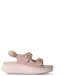 Chloé - Buckle-Strap Sandals - Lyst
