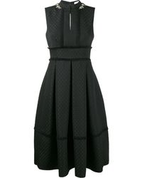 Erdem Crystal Embellished Dress - Zwart