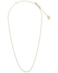 Dolce & Gabbana - Logo Charm Chain Necklace - Lyst