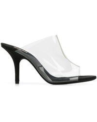black yeezy heels
