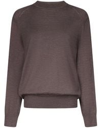 Loulou de Saison - Ditto Fluid Ribbed Crew-Neck Sweater - Lyst