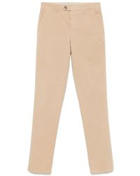 Canali - Twill Chinos - Lyst