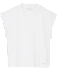 Anine Bing - Caspen Cotton T-shirt - Lyst