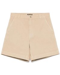 Aspesi - Slub Shorts - Lyst