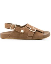 SERGIO MORETTI FIRENZE - Buckle-Fastening Slingback Sandals - Lyst
