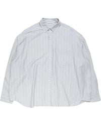 Acne Studios - Striped Button-Up Shirt - Lyst