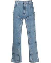 Y. Project - Snap-off Straight-leg Jeans - Lyst