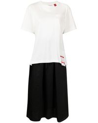 Maison Mihara Yasuhiro - T-shirt Layered Dress - Lyst