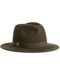 Coccinelle - Logo-Plaque Fedora Hat - Lyst