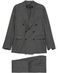 Tagliatore - Double-Breasted Checked Suit - Lyst