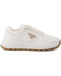 Prada - Leren Sneakers - Lyst