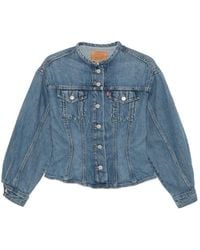 Levi's - Sculpted Trucker Jacket - Lyst