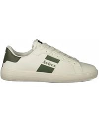 Avirex - Logo-Print Panelled Sneakers - Lyst