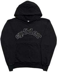 Sp5der - Og Logo Long-Sleeve Hoodie - Lyst