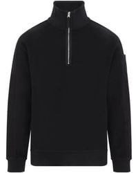 C.P. Company - Lens-Detail Quarter-Zip Sweatshirt - Lyst