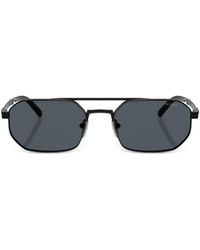 Prada - Brille Mit Geometrischem Gestell - Lyst