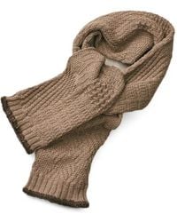 yahae - Mixed-Knit Scarf - Lyst