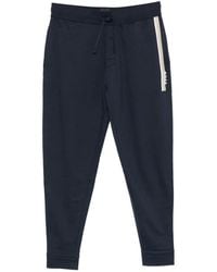 BOSS - Authentic Logo-Print Side-Stripe Track Pants - Lyst